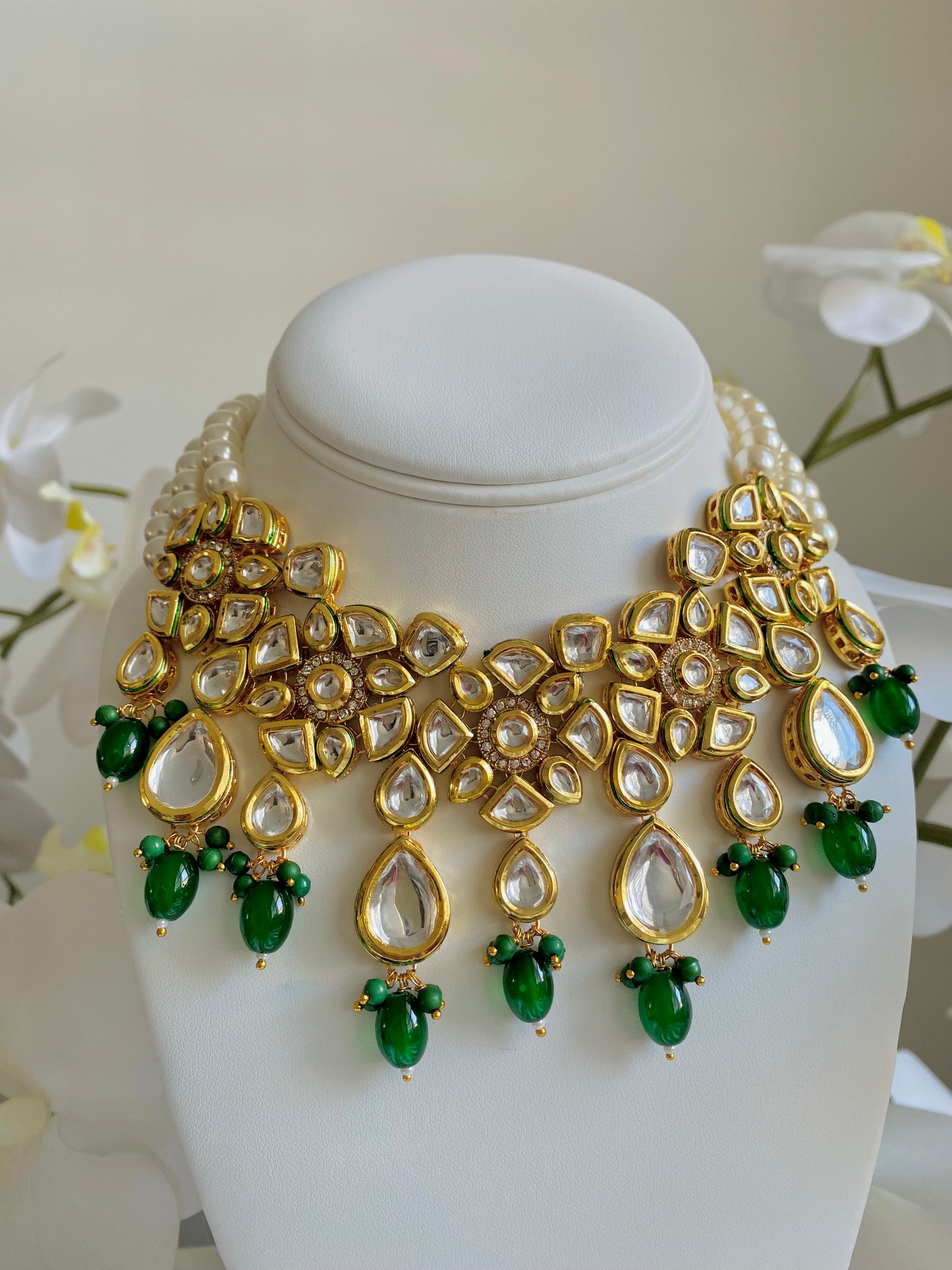 Premium Kundan Necklace Set