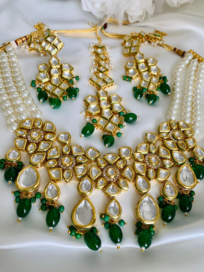 Premium Kundan Necklace Set