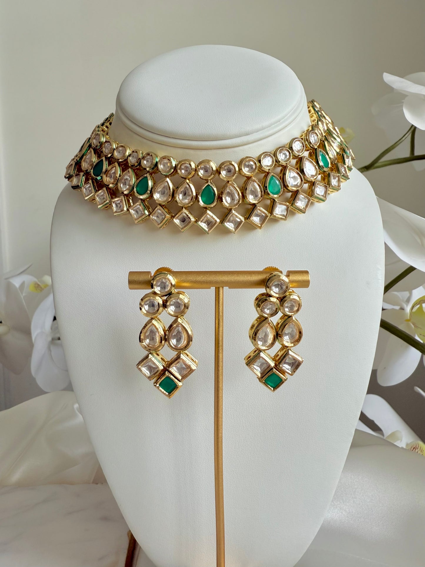 Kundan Jewelry Set/Indian Jewelry/Pakistani Jewelry/EID Jewelry