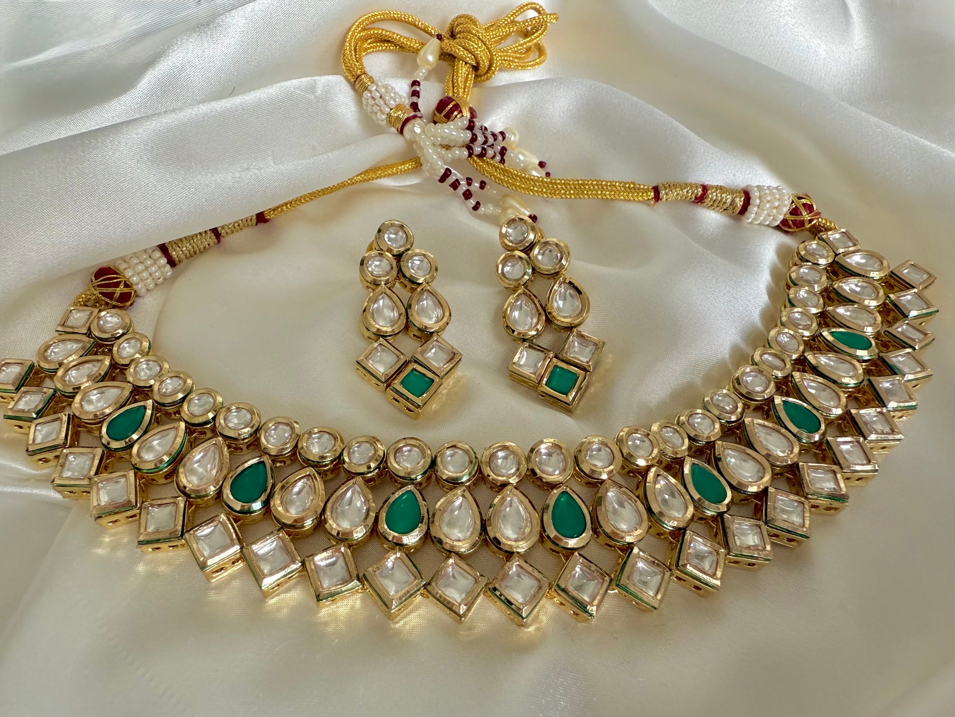 Kundan Jewelry Set/Indian Jewelry/Pakistani Jewelry/EID Jewelry