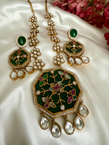 Esha Necklace Set - Dsapphire