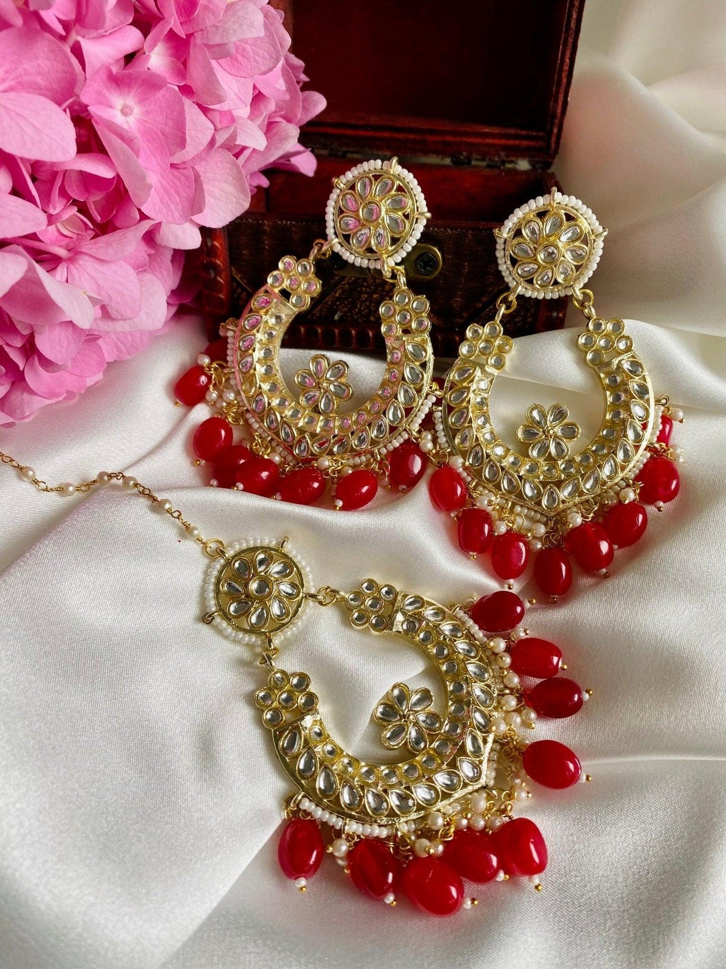 Kundan Maang Tikka Set - Dsapphire