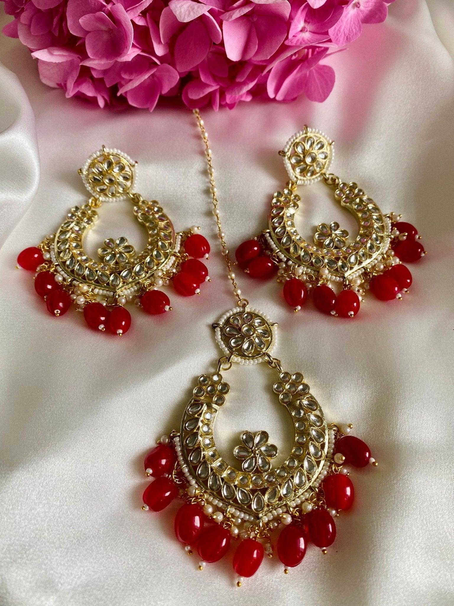 Kundan Maang Tikka Set - Dsapphire