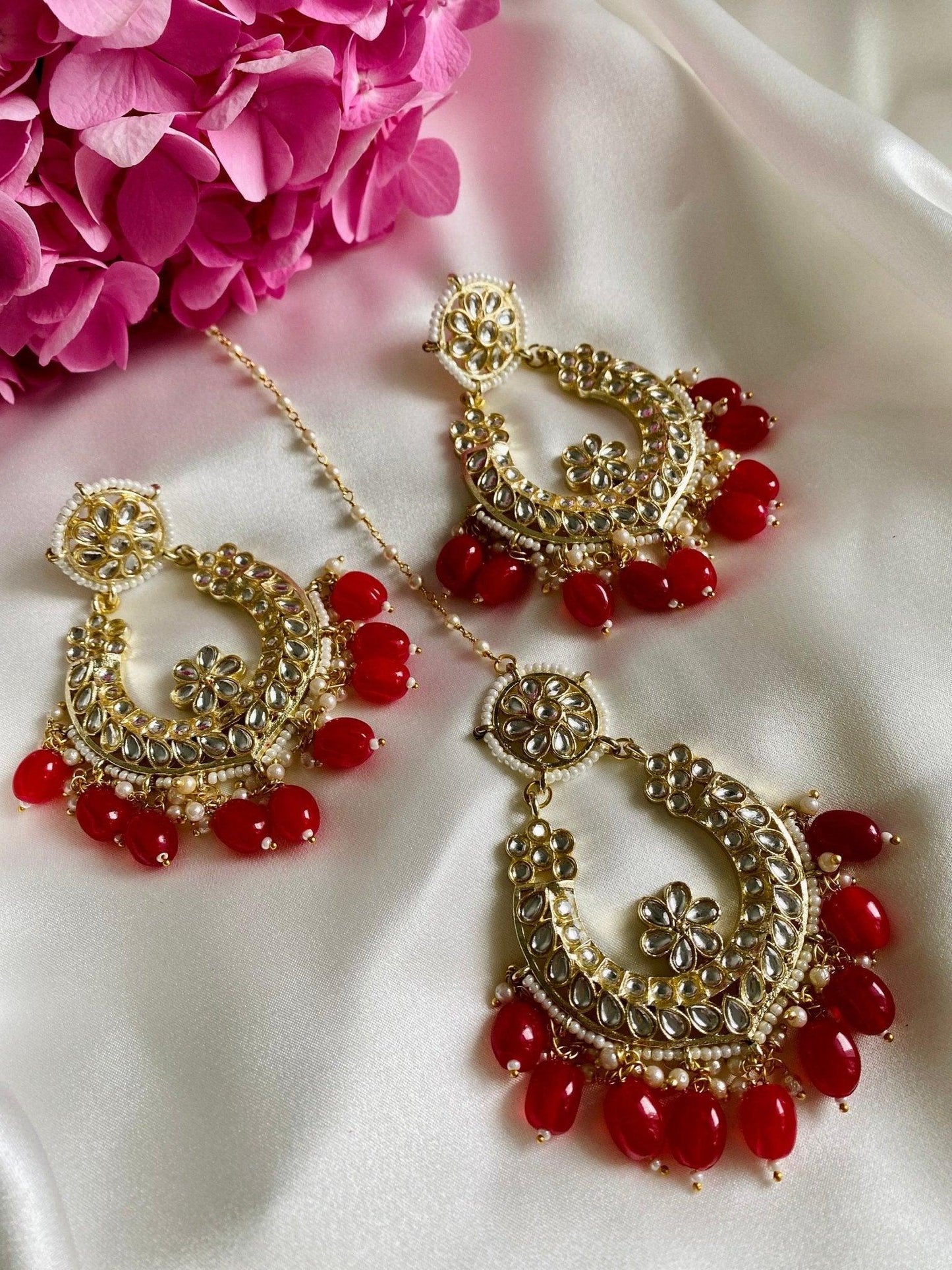 Kundan Maang Tikka Set - Dsapphire