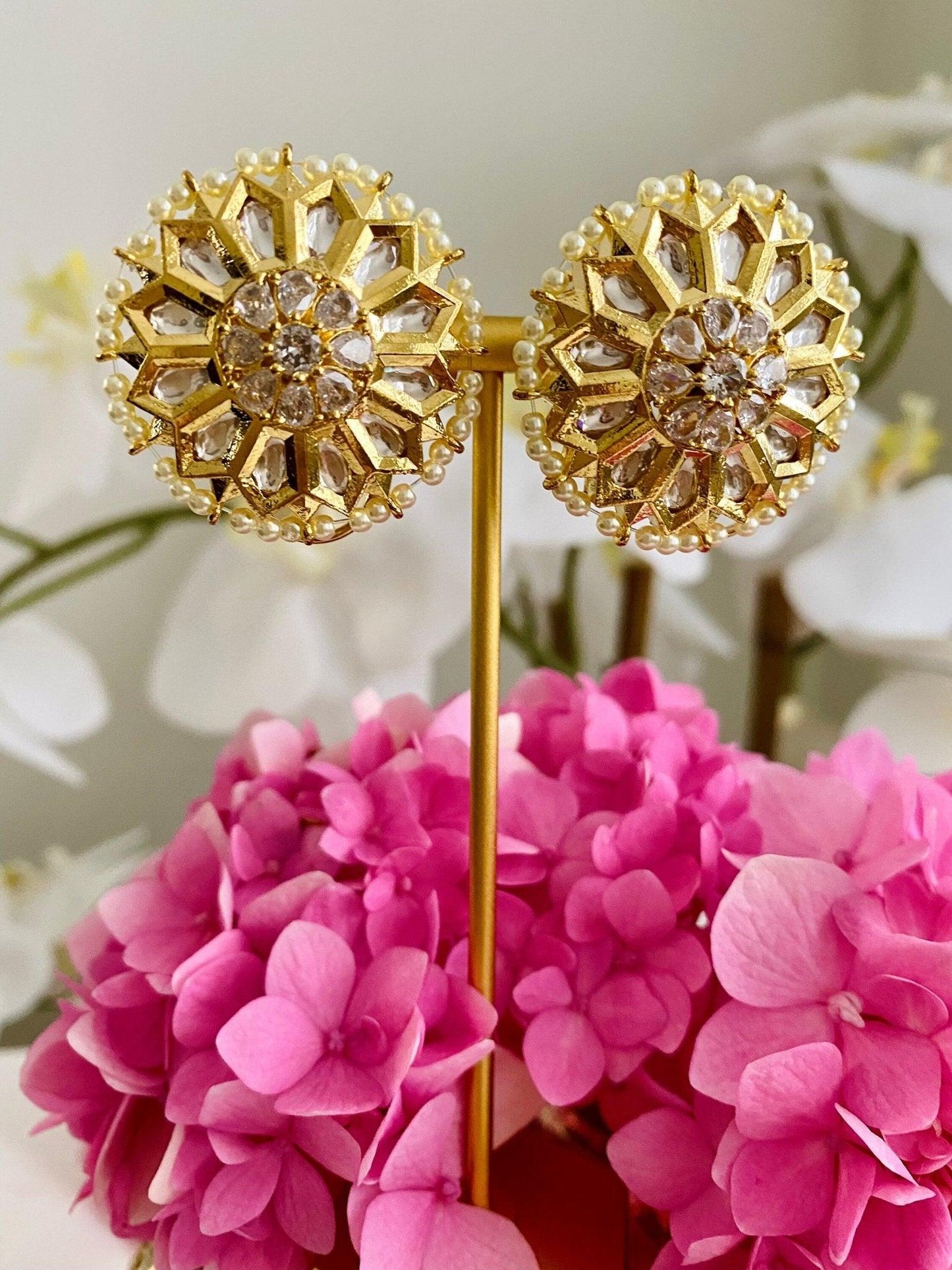 Kundan Studs - Dsapphire