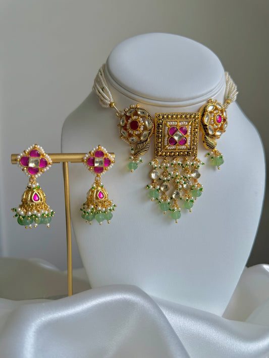 Preet Choker Set - Dsapphire