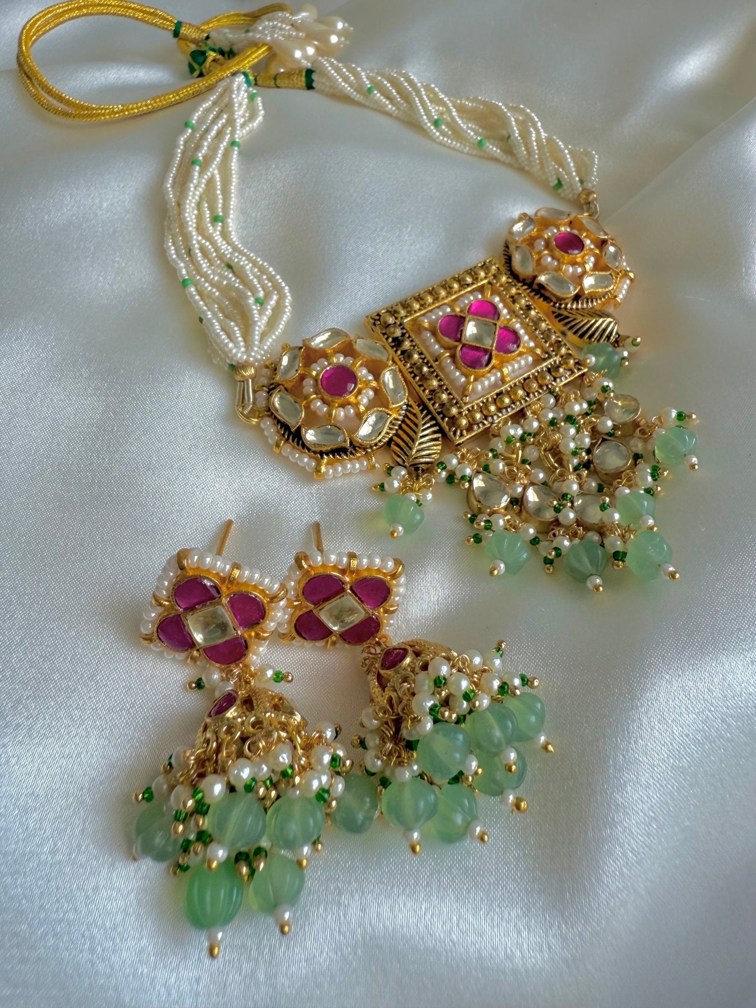 Preet Choker Set - Dsapphire