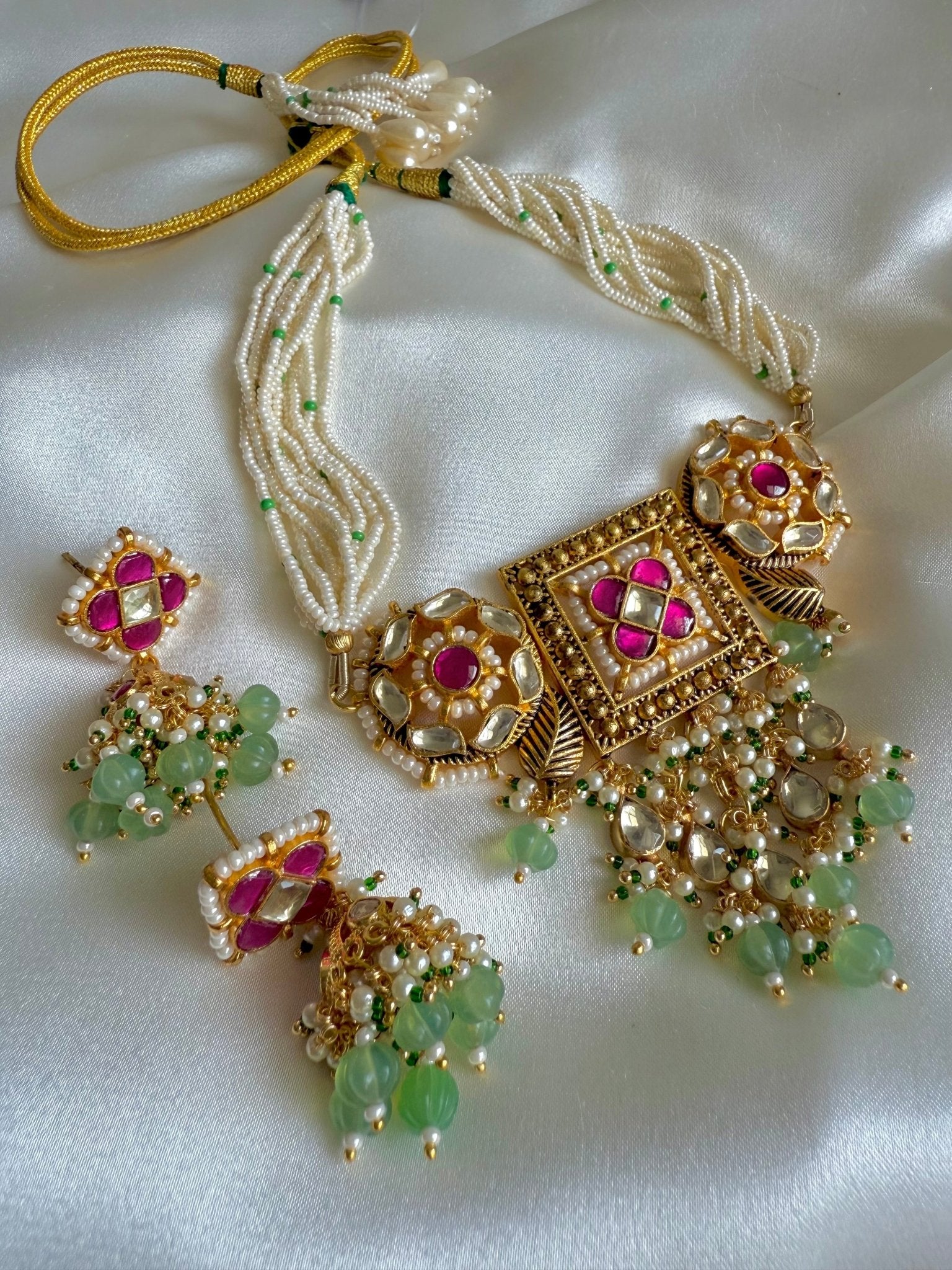 Preet Choker Set - Dsapphire